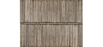 Modélisme ferroviaire : NOCH - NO56664 - Feuille en carton 3D “Mur en planches”